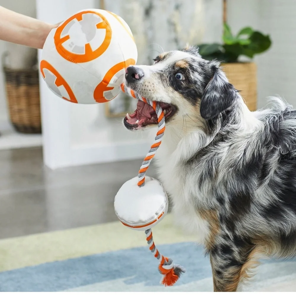 NWOT BB-8 Star Wars Plush Rope Dog Toy